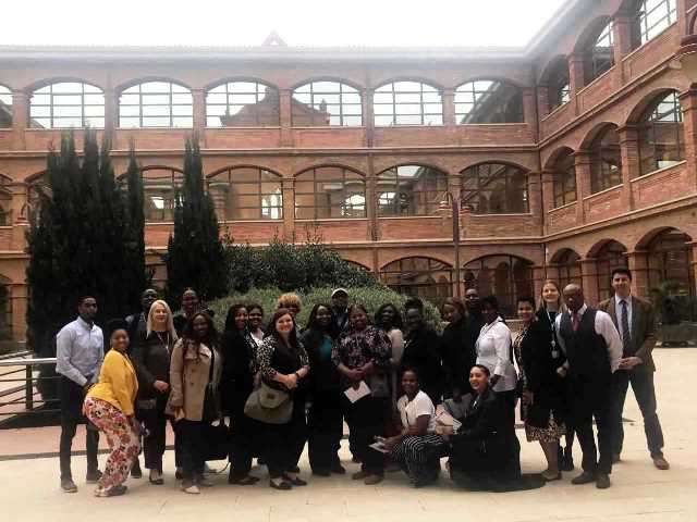 Visita d'una delegació del Wesleyan College